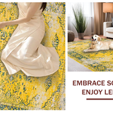 Elegant Ivory Geometric(Yellow)