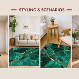 Chic Emerald Swirl Design(Green)