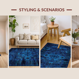 Trendy Stylish Diamond Motif(Blue)