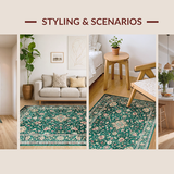 Rustic Distressed Medallion Style(Green)
