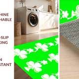 Festive Gnome Shamrock Motif(White)