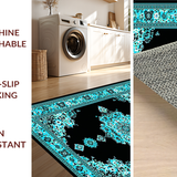 Stylish Trellis Inspired Composition(Blue)