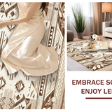 Stylish Minimalist Hexagonal Elements(Beige)