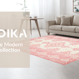 Contemporary Abstract Patterned Layer(Red)