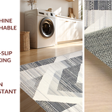 Contemporary Minimalist Herringbone Texture(Gray)