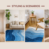 Contemporary Multi Toned Design(Blue)