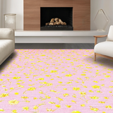 Cozy Light Pink Blooming Motif(Pink)