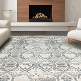 Cozy Softened Lattice Visuals(Gray)