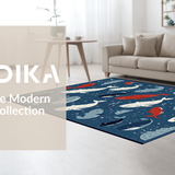 Dynamic Nautical Scene Artwork(Blue)