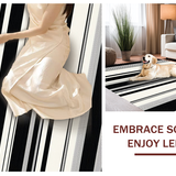 Vibrant Contemporary Graphic Lines(Black)