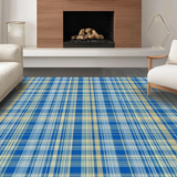 Minimalist Light Blue Tiled Design(Blue)