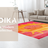 Bright Earthy Tones with Fringes(Pink)