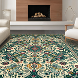 Elegant Green Abstract Fusion(Ivory)