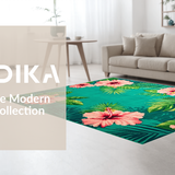 Lively Hibiscus and Fern Fusion(Green)