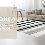 Earthy Toned Striped Leisure(Black)