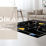 Energetic Geometric Ball Illustration(Black)