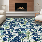 Eclectic Contemporary Bloom Design(Blue)