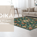 Chic Cottage Style Botanical Print(Green)