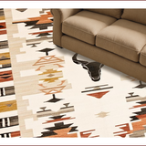 Ultra Soft Area Rug, Non Slip, Stain Resistant, Washable Area Rugs for Living Room, Bedroom, Elegant Beige Animal Motif(Beige)