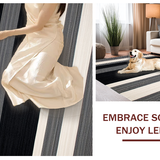 Lively Contemporary Black Beige Fusion(Black)