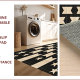 Elegant Rustic Star Border Accent(Black)