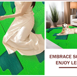 Ultra Soft Area Rug, Non Slip, Stain Resistant, Washable Area Rugs for Living Room, Bedroom, Bright Green Educational Kids Carpet with City Design(Green)