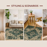 Cozy Low Pile Trellis Aesthetic(Gray)