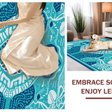 Bright Tropical Turtle Illustration(Blue)