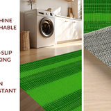 Ultra Soft Area Rug, Non Slip, Stain Resistant, Washable Area Rugs for Living Room, Bedroom, Unique Animal Imprint Soft Touch(Green)