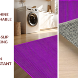 Ultra Soft Area Rug, Non Slip, Stain Resistant, Washable Area Rugs for Living Room, Bedroom, Bold Geometric Patterned Aesthetic(Purple)