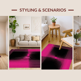 Contemporary Circular Optical Design(Pink)