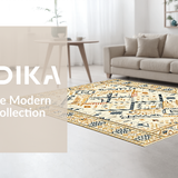 Stylish Minimalist Hexagonal Shapes(Beige)