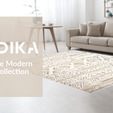 Ultra Soft Area Rug, Non Slip, Stain Resistant, Washable Area Rugs for Living Room, Bedroom, Serene Creamy Minimalist Aesthetic(Beige)