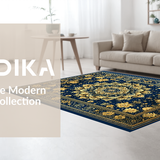 Cozy Multicolor Geometric Arrangement(Blue)