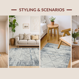 Elegant Monochrome Tiled Design(Gray)