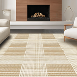 Artistic Natural Abstract Motif(Beige)