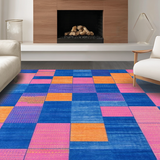 Contemporary Colorful Symmetric Layout(Blue)