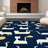 Eclectic Cat Inspired Decoration(Blue)