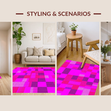 Eclectic Colorful Patterned Creativity(Pink)