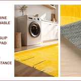 Ultra Soft Area Rug, Non Slip, Stain Resistant, Washable Area Rugs for Living Room, Bedroom, Playful Toast Patterned Delight(Yellow)