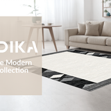 Contemporary Stylish Ogee Visual Appeal(Gray)