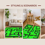 Vibrant Cityscape Play Mat(Green)