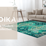 Artful Distressed Turquoise Style(Green)