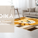 Colorful Lion Face Accent(Beige)