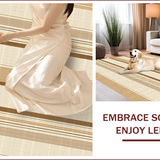 Ultra Soft Area Rug, Non Slip, Stain Resistant, Washable Area Rugs for Living Room, Bedroom, Beige Modern Entryway Durable Accent Carpet(Beige)