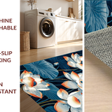 Bright Multicolor Leafy Composition(Blue)