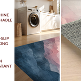 Ultra Soft Area Rug, Non Slip, Stain Resistant, Washable Area Rugs for Living Room, Bedroom, Luxe Washable Non-Shedding Eco-Friendly Ultra-Soft Modern Home Accent(Gray)