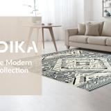 Trendy Vintage Ogee Composition(Gray)