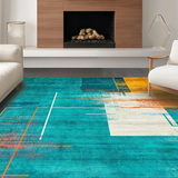 Artistic Multicolor Swirl Motif(Blue)