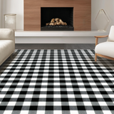 Vibrant Traditional Plaid Visual Harmony(Black)